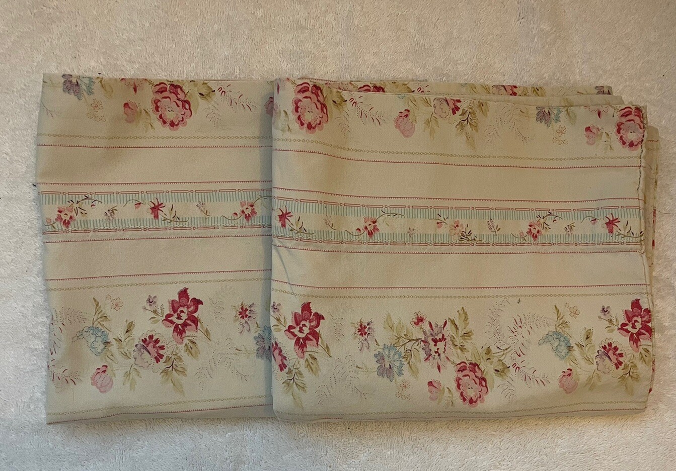 2 VTG Ralph Lauren Pillowcases Standard Floral JOSIE Cotton USA eBay