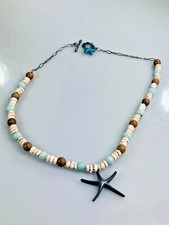 Sterling Silver Starfish Beach Necklace