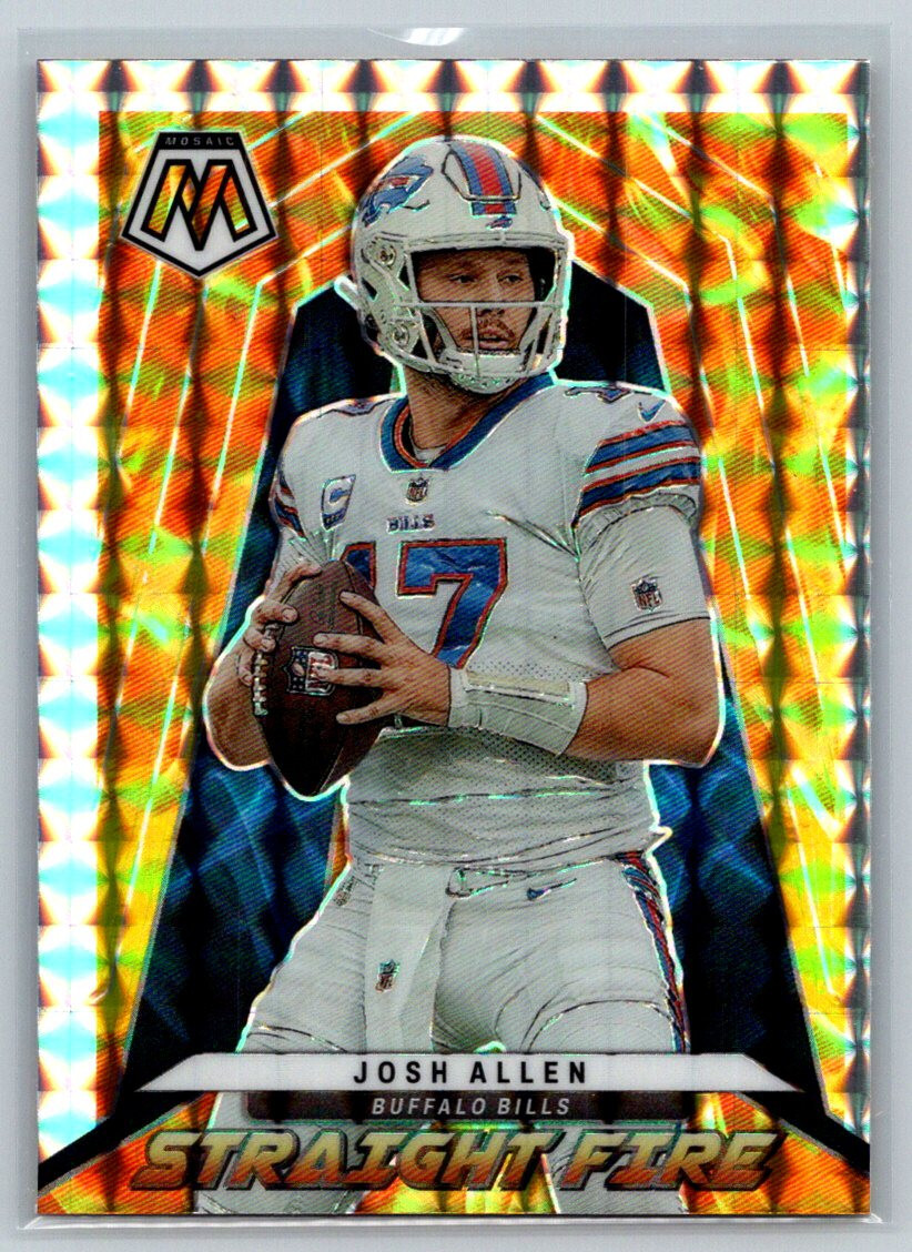 2022 Panini Mosaic - Straight Fire Mosaic #SF-8 Josh Allen TC4618