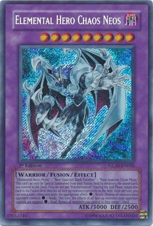 Elemental HERO Chaos Neos Yugioh GLAS-JP036 Ultimate Rare Konami