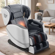Full Body Massage Chair Zero Gravity, Heat Therapy, Airbag Massage, Foot Roller