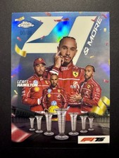 Lewis Hamilton 2025 Topps Chrome F1 #4N-2 4 And More Holo Refractor 00/00