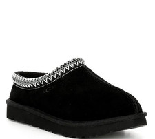 UGG Women's Tasman II Suede Clog Slippers, Black BRAND NEW 