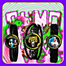 SUMO CYCO 🍁 PSYCHO MENTAL PUNK SET🇬🇧THREE BRACELETS 🇺🇸