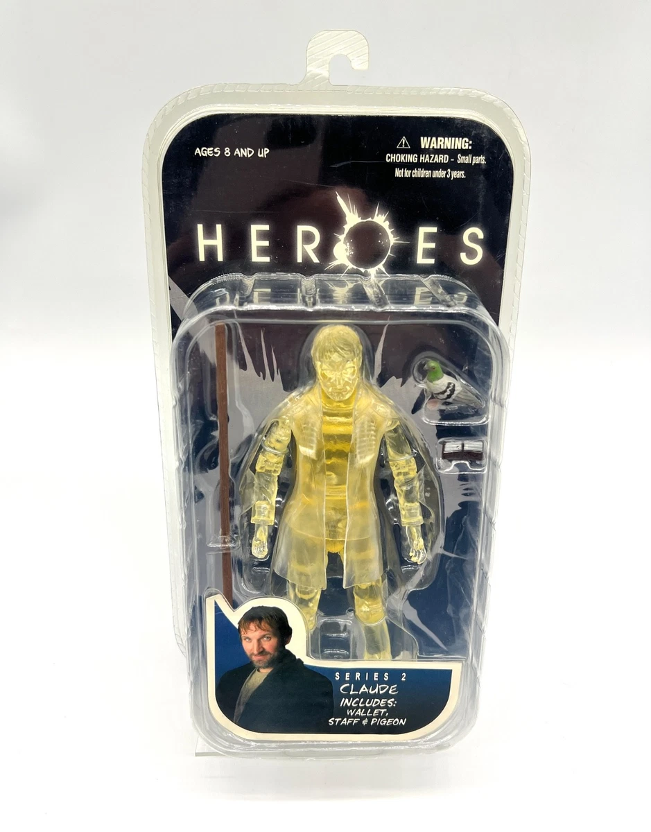 Invisible Claude Heroes Series 2 Mezco Toyz 2008 Action Figure with Wallet & Pig