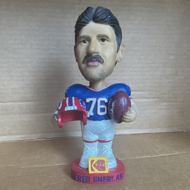 Buffalo Bills Kodak Fred Smerlas NFL Football Bobblehead Limited Edition