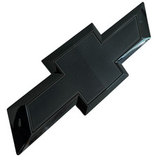 Rear Tailgate Bowtie Emblem Chevrolet Silverado 1500 2500 2014-2019 Black Chevy