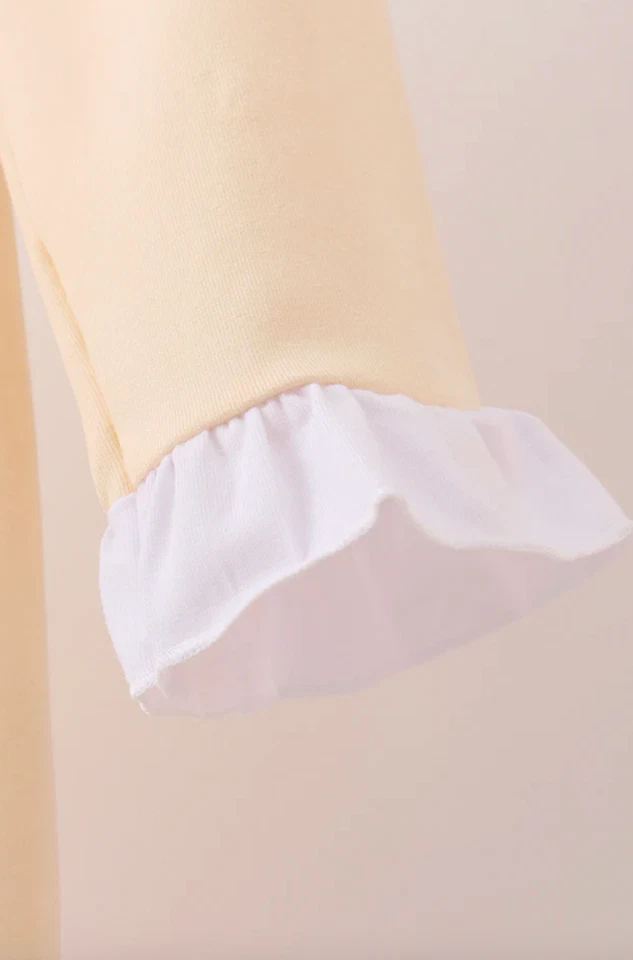 NUEVO Vestido Boutique Acción de Gracias Pavo Niñas Bordado Calado Foto 4 de 4