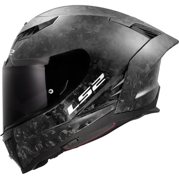 CASCO LS2 FF 807 INTEGRALE DRAGON FORGED CARBON LUCIDO FIBRA CARBONIO VIS. TRASP - Immagine 2 di 3