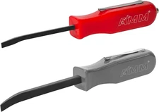 AMM 2 PCS Pocket Pry Bar Set, Mini with Magnet Top 2PC, Red and Grey 