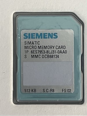 Siemens Memory Card 6ES7953-8LJ31-0AA0 / 512kB