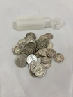 1916-1945 Mercury 90% Silver Dimes Roll of 50 Average Circulated Mixed Date Coin
