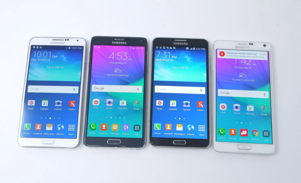 Samsung Galaxy Note 4 White Cell Phones & Smartphones for Sale