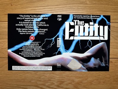 The Entity (1982) Custom Sleeve 4K UHD / Blu Ray Case Size