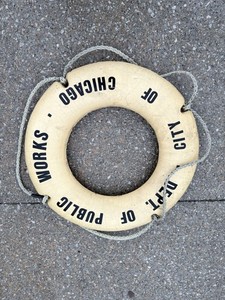 Vintage Nautical Life Ring Model A-24 Size 24” – City of Chicago