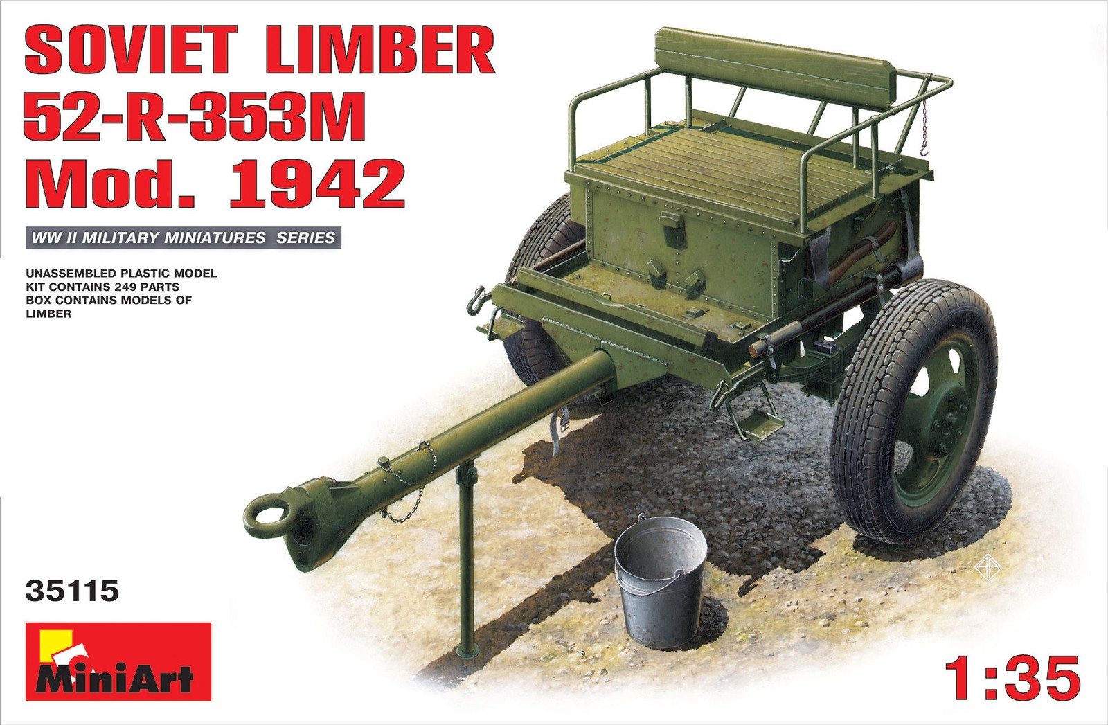 Miniart 35115 - 1:35 Sow. Ammunition Trailer 52-R-353M Mod. 1942