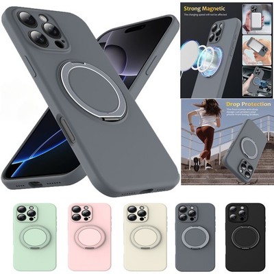 Für iPhone 16 15 14 Plus 13 Pro Max Magsafe Magnetische Hülle Ringhalter Hülle