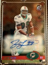 2023 Panini Clearly Donruss Jason Taylor Autograph 23/50
