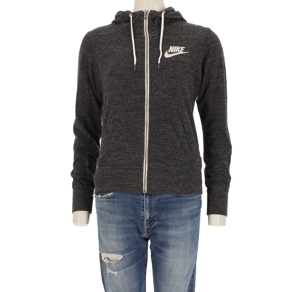 Nike Sweat à capuche full-zip Femme Taille M Gris #QWE4145 - Photo 1/4