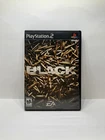 Black (Sony PlayStation 2, 2006) Complete CIB W/ Manual Tested Working