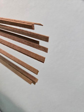 Ship Model Diorama Parts 11 Walnut strips 4mm x 1mm x 370mm 14.5"
