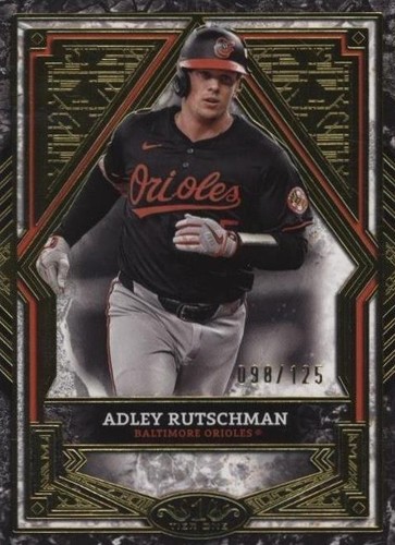 2023 Topps Tier One ADLEY RUTSCHMAN ROOKIE AUTO RELIC 07/99 PSA 10
