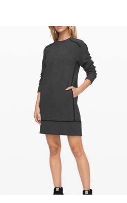 Lululemon On Repeat Long Sleeve Dress Heathered Core Dark Grey Size 4 Soft Knit | eBay Lululemon On Repeat Long Sleeve Dress Heathered Core Dark Grey Size 4 Soft Knit | eBay