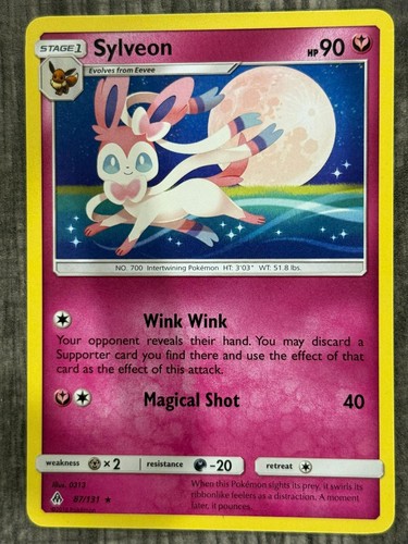 Sylveon 87/131 Rare Forbidden Light Pokemon LP
