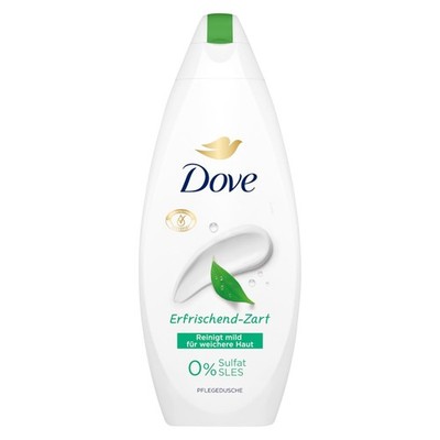 16,32 /L - 12er Pack DOVE Duschgel - Erfrischend-Zart - 250ml