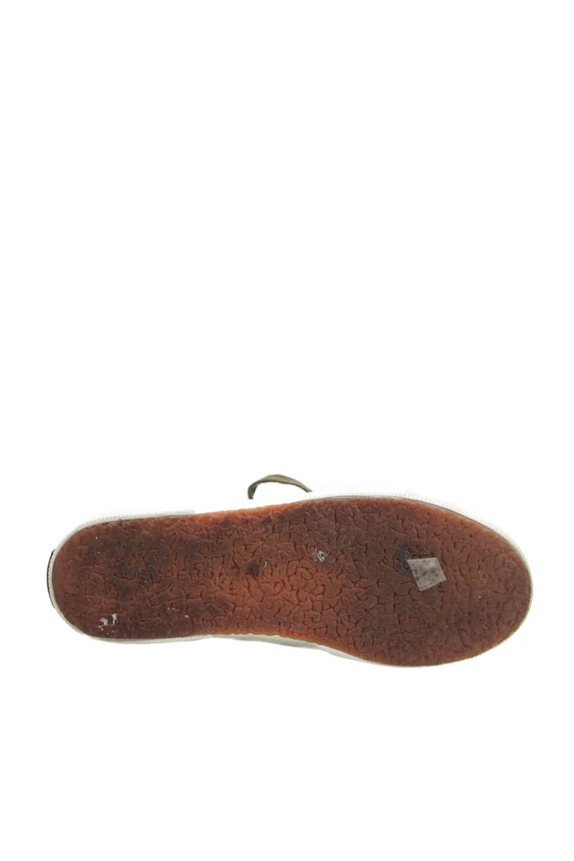 Superga женщин холст шнурует вверх низкий верхний кроссовок оливковый размер 36 6 - Изображение 3 из 4