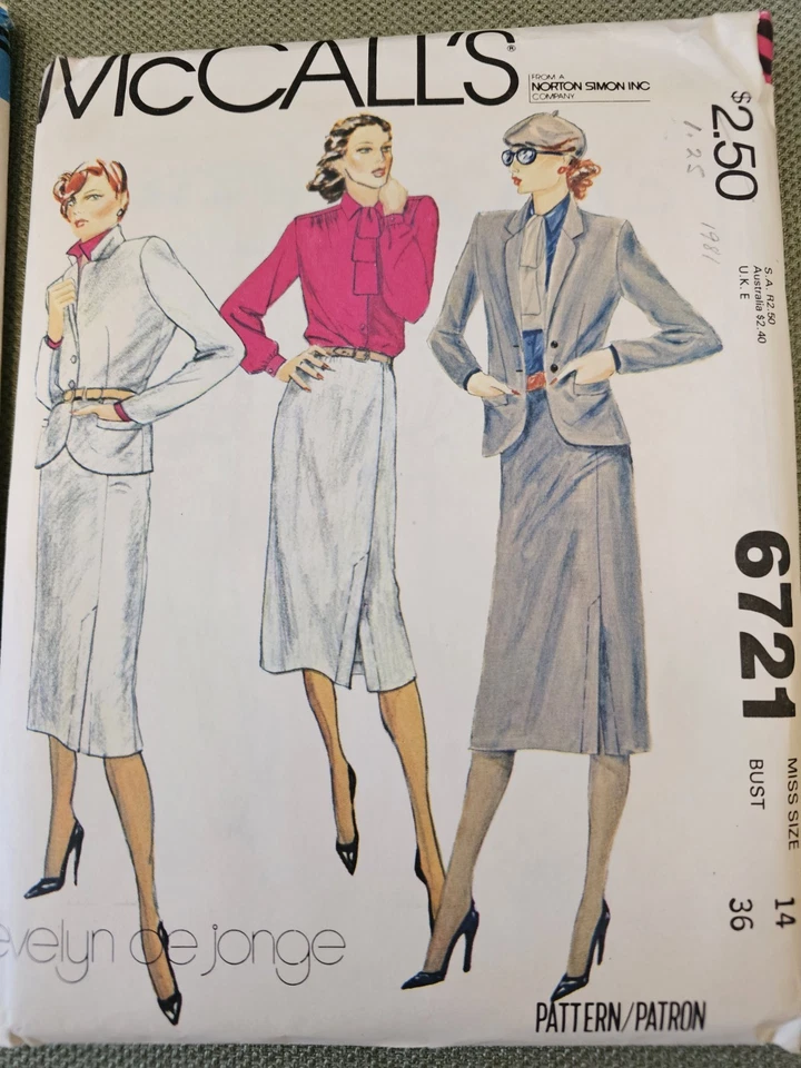 Lot Of 8 1970s Sewing Patterns Dresses Robes Skirts Jumpsuits Mostly Size 12 - Image 2 of 4