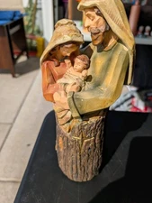 Roman Inc 13” Nativity Musical Figurine Holy Family Mary Joseph Baby Jesus