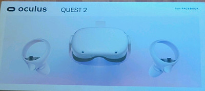 Oculus Quest 2 64 GB eigenständiges VR-Headset in Weiß inkl. 2 Controller