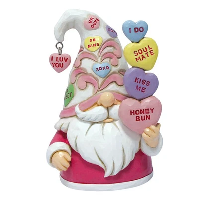 Jim Shore SWEETHEARTS GNOME WITH MESSAGE FIGURINE-FOREVER YOURS 6017963