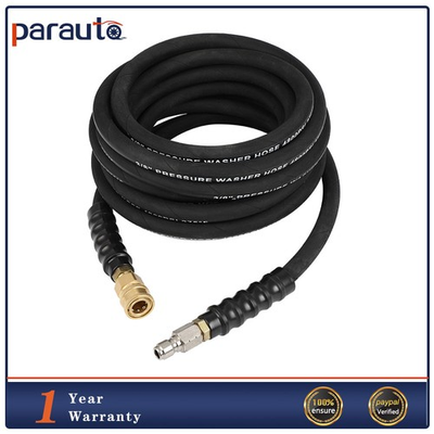 #ad 25ft Pressure Washer Hose 4000PSI 1 4quot; Hot Cold Water Replacement Extension Hose $49.19