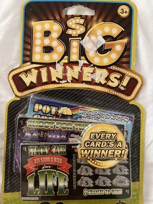 Prank Fake Lottery Tickets Scratch Cards Set Of 30