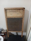 Liberty Bell Washboard&Howard Antique Metal And Wood Old Primitive Washboards — photo 1