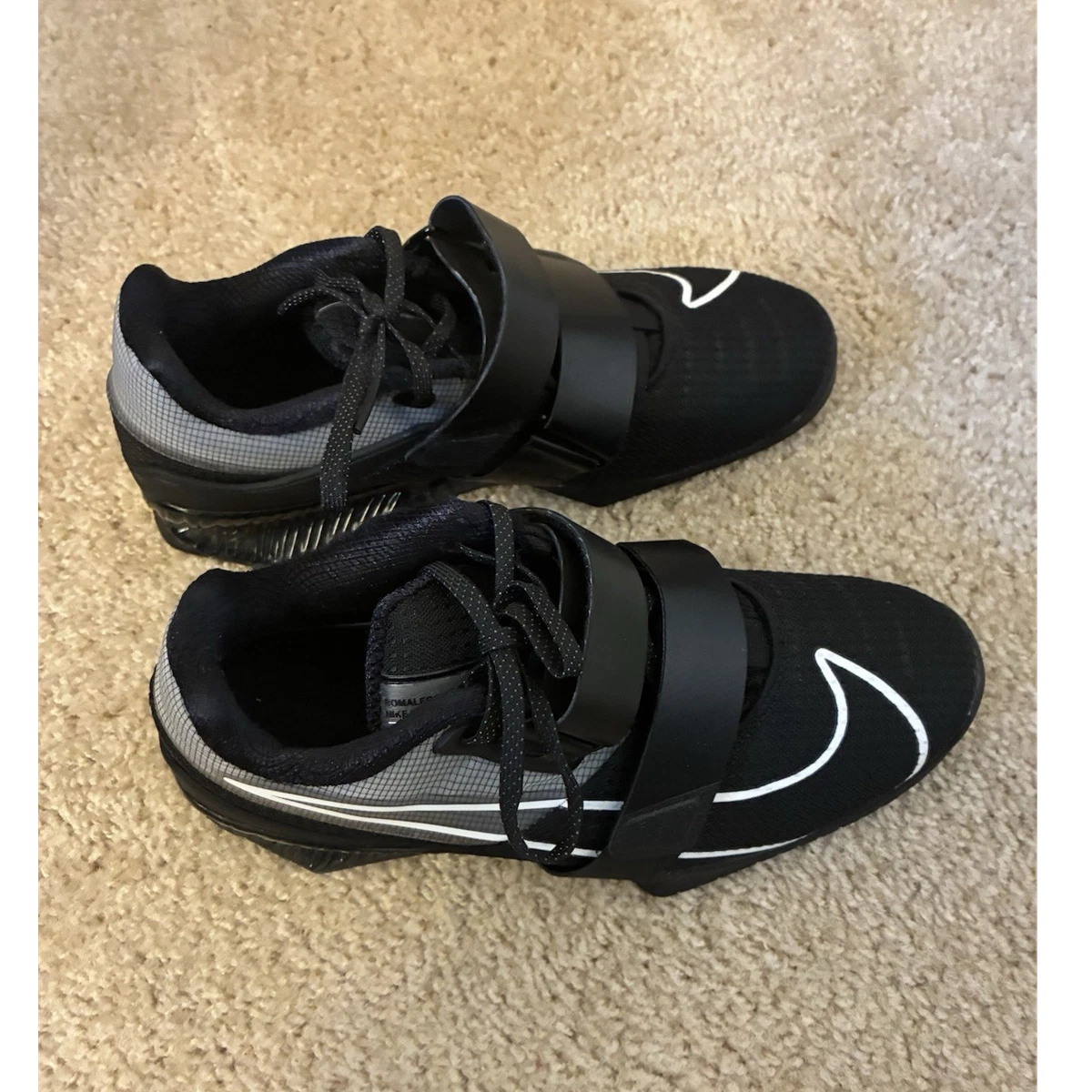 Nike Romaleos 4 Mens Size 9.5 Shoes Black White Weightlifting Training NWOB Nike Romaleos 4 – Box Basics main image 3