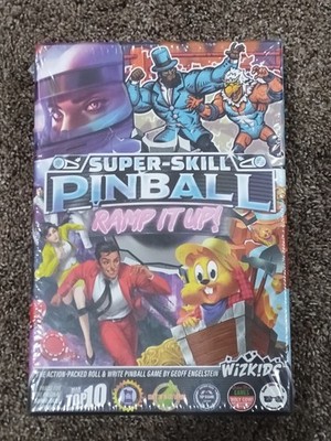 Super-Skill Pinball Ramp It Up! Roll & Write Game by Geoff Engelstein Wizkids