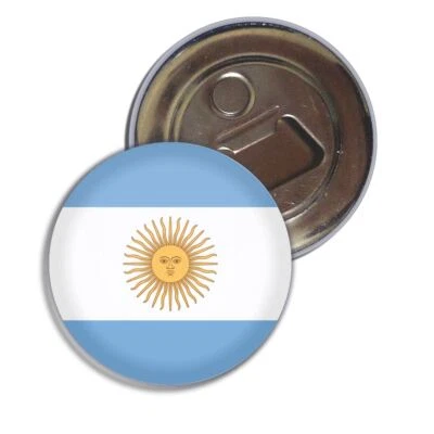 BADGEBEAST Argentina Flag Fridge Magnet Bottle Opener (55mm)
