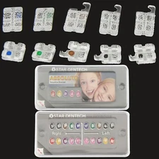 STAR ABSOLUTE Orthodontic Sapphire Brackets Monocystalline Clear Braces Roth 022