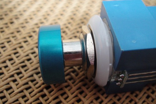 Guitar Pedal Effects 3PDT Foot Switch Two Color Red Blue LED Ring True Bypass - 第 3/5 張圖片