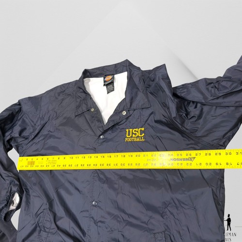 Vintage Dickies Work USC Trojans Snap Size 2XL Athletic Jacket Embroidered - Picture 10 of 10