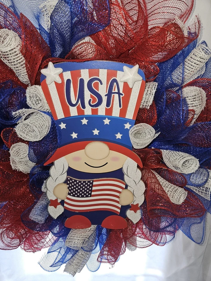 USA Patriotic Wreath - Image 2 of 3