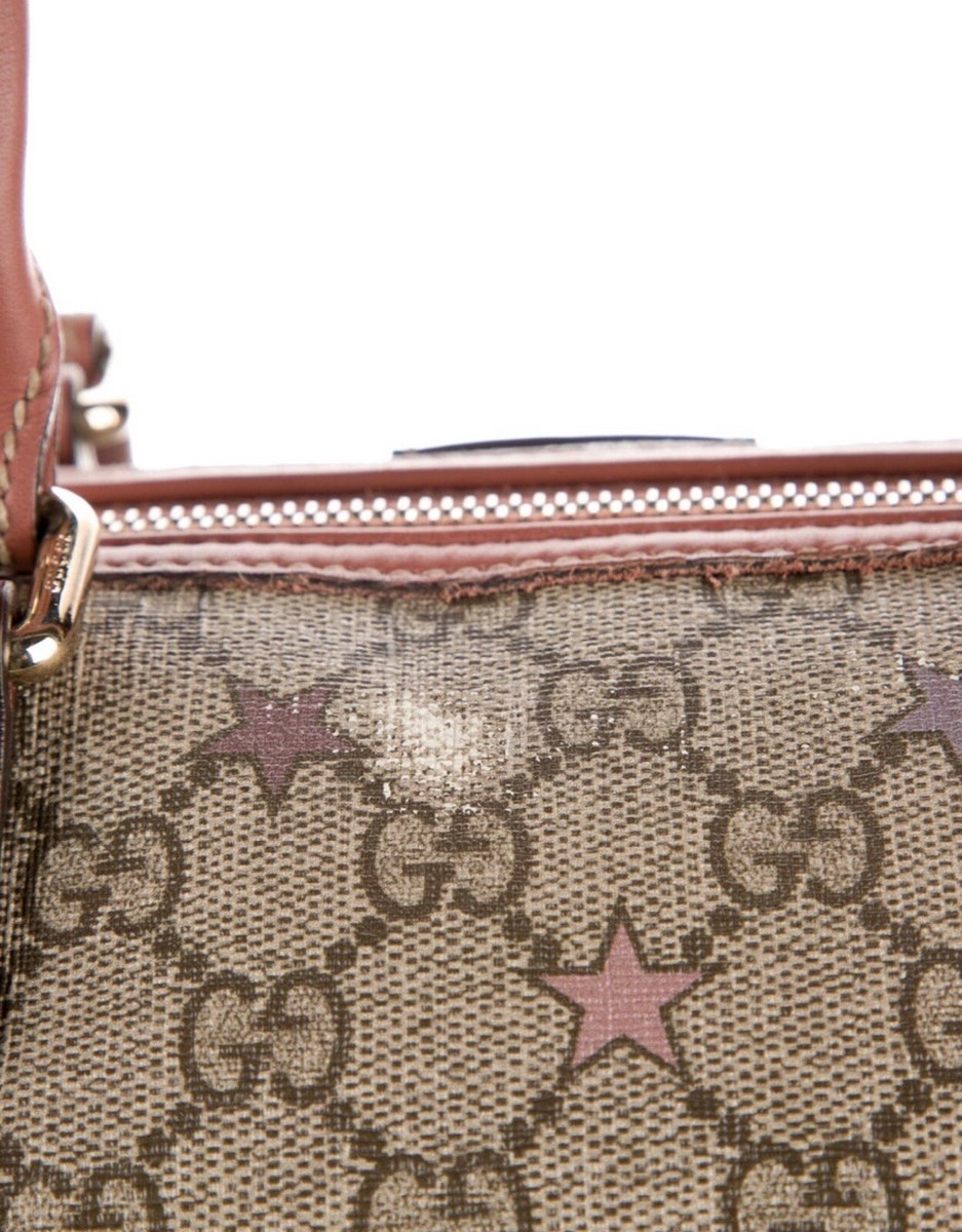 Gucci Supreme Stars Medium Joy Boston Bag | eBay