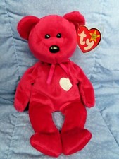 Vintage  Retired 1998 TY "VALENTINA" the Bear Beanie Baby - MINT with MINT TAG 