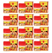 12 Pack - Eagle Brand Muscular Balm 20g Medicated External Cooling Pain Relief