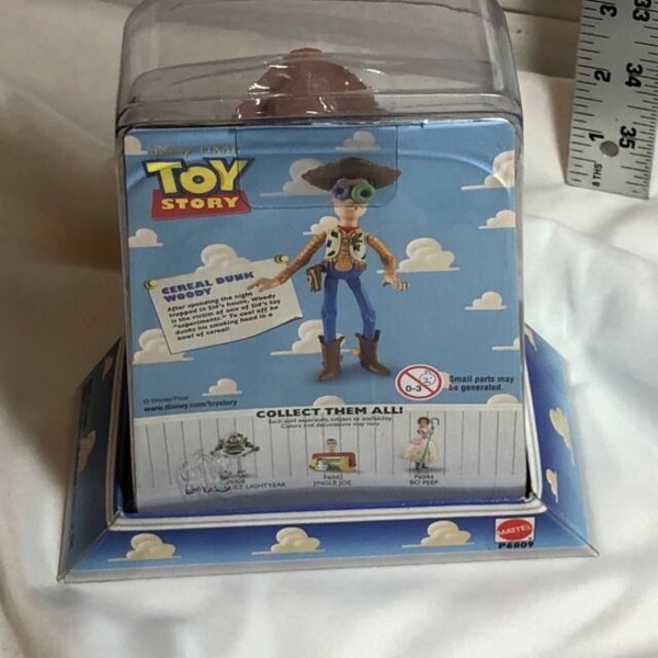 Disney Pixar Toy Story Figure Movie Cereal Dunk Woody Toys R US for
