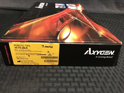 (672) AXYGEN 250uL Beckman FX Robotic Pipet Tips 96/Rack FX-250-R