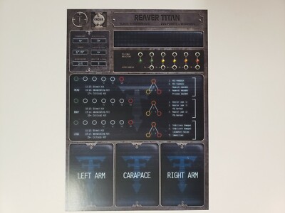 Reaver Battle Titan Command Terminal from the Starter Box Adeptus Titanicus, GW